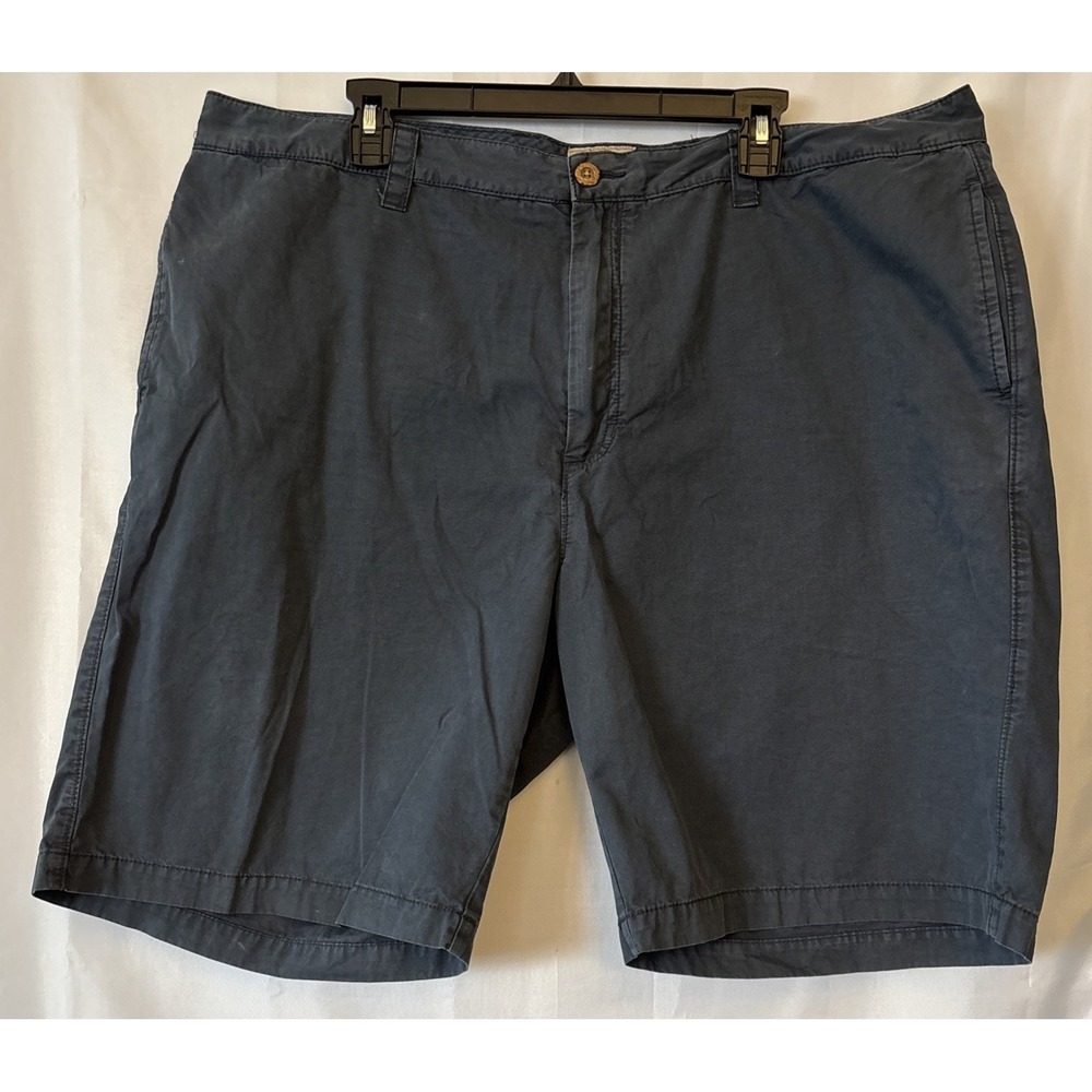 Olde School Homespun Originals Flat Front Shorts Men's 42 Navy Preppy Casual‎